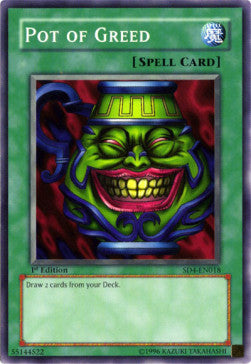 Topf der Gier SD4-018 Common Light Played Deutsch 1. Auflage