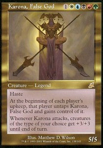 Karona, False God SCG-138 Rare Good Englisch