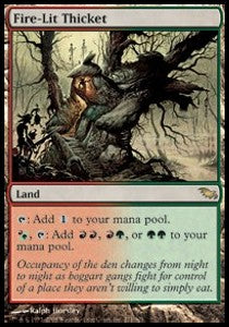Fire-Lit Thicket SHM-271 Rare Good Englisch