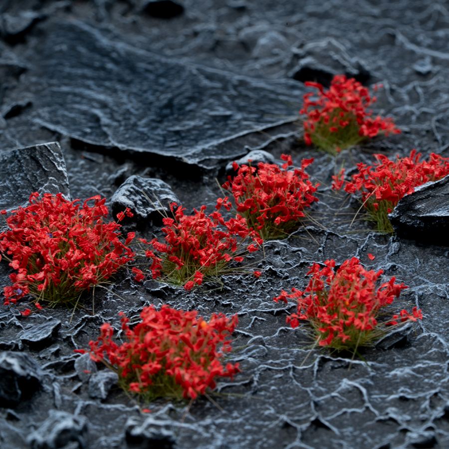 Gamers Grass Red Flowers Wild