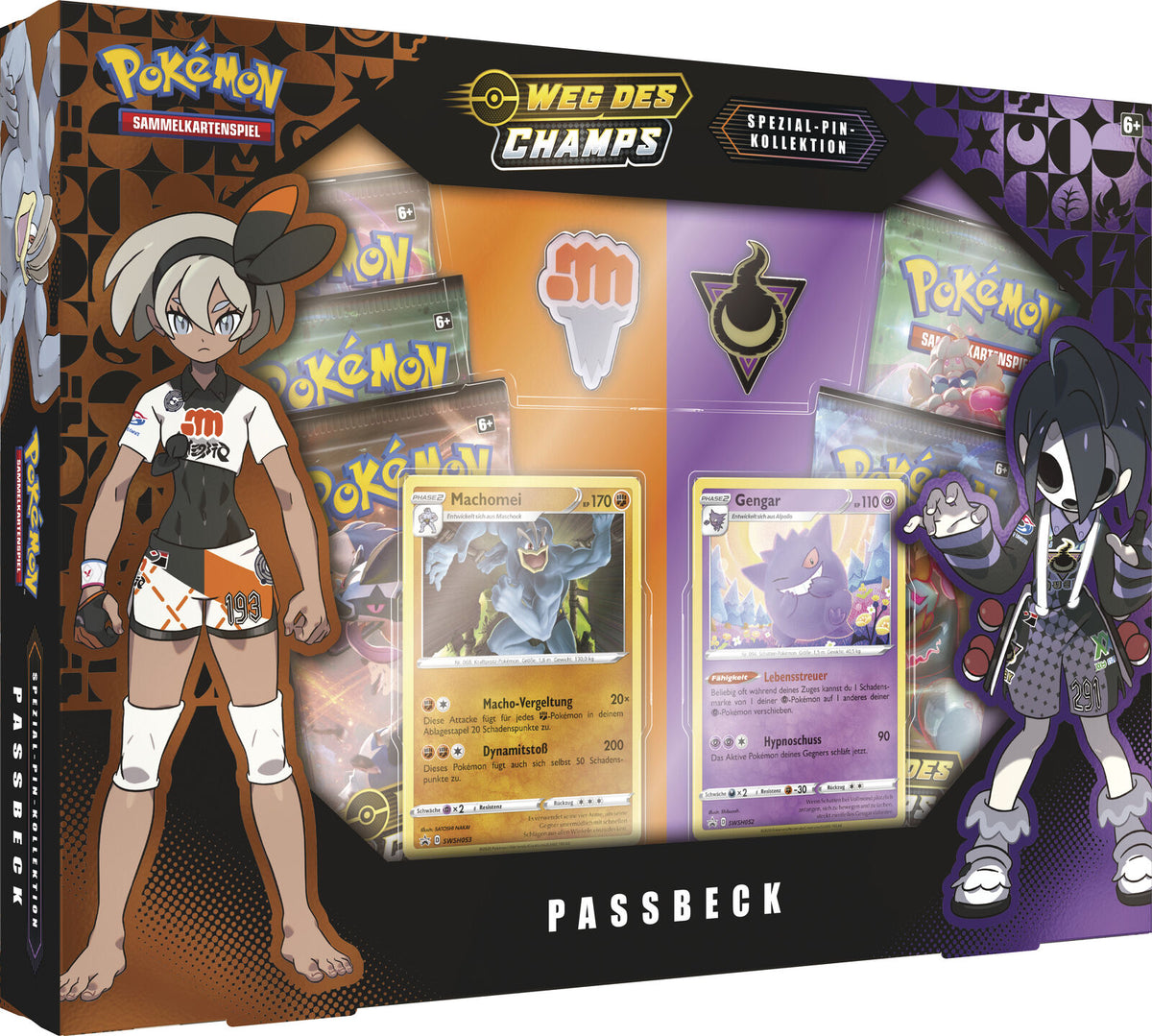Pokémon SWSH3.5 Weg des Champs - Spezial Pin Collection Passbeck-Arena