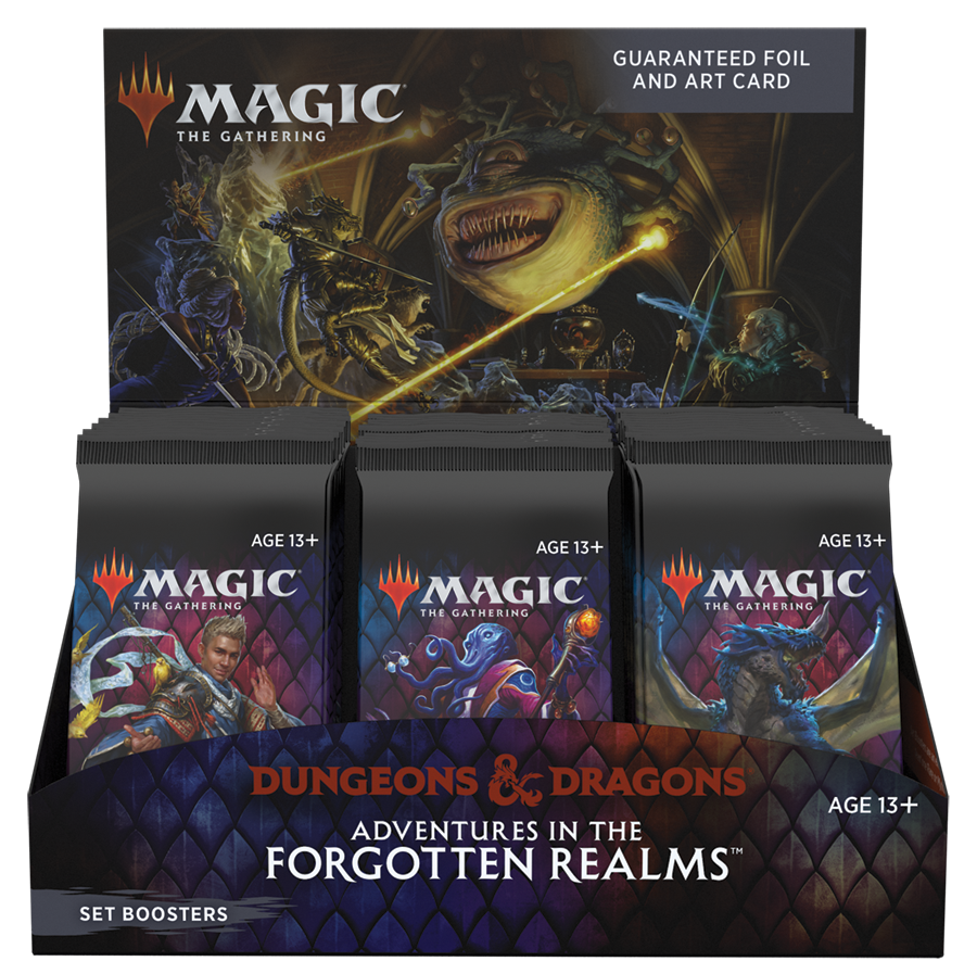 D&D Adventures in the Forgotten Realms - Set-Booster Display - englisch