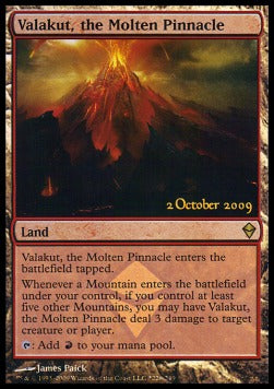 Valakut, the Molten Pinnacle REL- Rare Light Played Englisch Foil
