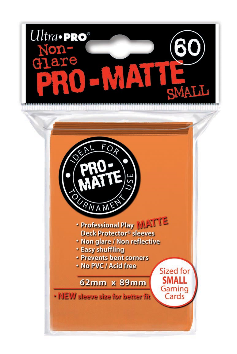 Ultra Pro - Orange Pro-Matte Sleeves small (60)