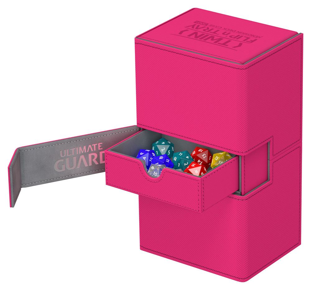 Ultimate Guard Twin Flip'n'Tray 200+ XenoSkin Pink