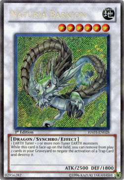 Naturia-Barkion HA03-028 Secret Rare Excellent Deutsch 1. Auflage