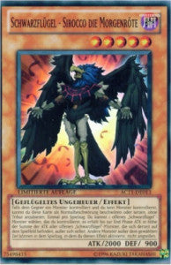 Schwarzflügel - Sirocco die Morgenröte AC11-013 Super Rare Poor Deutsch