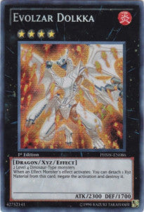 Evolzar Dolkka PHSW-086 Secret Rare Light Played Deutsch 1. Auflage