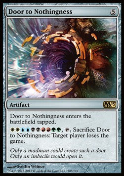 Door to Nothingness M13-203 Rare Good Englisch