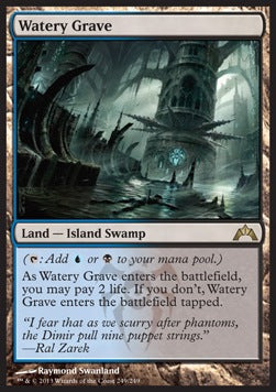 Watery Grave GTC-249 Rare Light Played Englisch