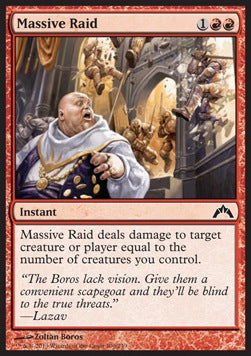 Massive Raid GTC-100 Common Light Played Englisch Foil