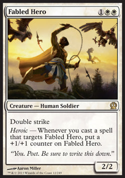 Fabled Hero THS-12 Rare Near Mint Englisch