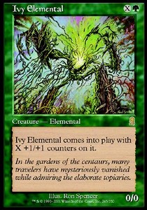 Efeuelementar ODY-245 Rare Light Played Deutsch