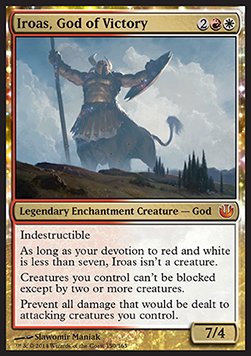 Iroas, God of Victory JOU-150 Mythic Excellent Englisch