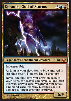 Keranos, God of Storms JOU-151 Mythic Excellent Englisch