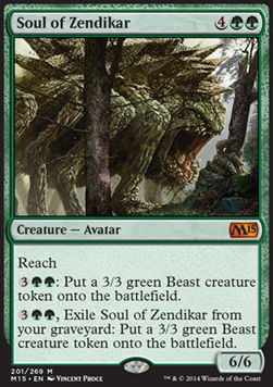 Soul of Zendikar M15-201 Mythic Excellent Englisch