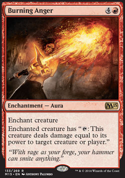 Burning Anger M15-133 Rare Excellent Englisch