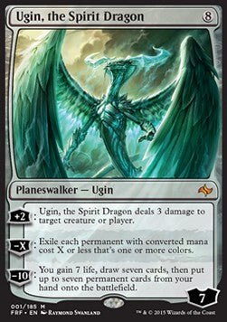 Ugin, the Spirit Dragon FRF-1 Mythic Light Played Englisch