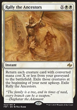 Rally the Ancestors FRF-22 Rare Poor Englisch