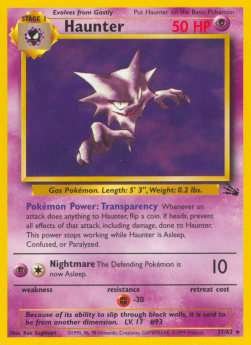 Haunter FO-21 Rare Poor Englisch
