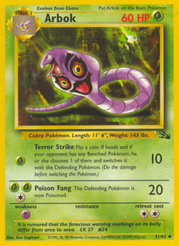 Arbok FO-31 Uncommon Good Englisch