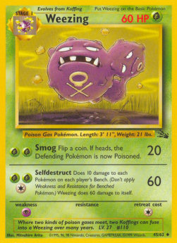Weezing FO-45 Uncommon Excellent Englisch
