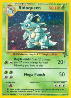 Nidoqueen B2-12 Holo Rare Good Englisch