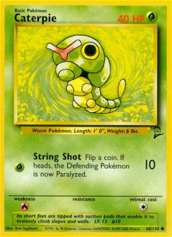 Caterpie B2-68 Common Excellent Englisch