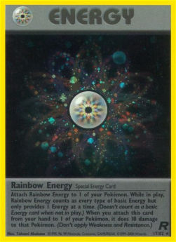 Rainbow Energy TR-17 Holo Rare Excellent Englisch