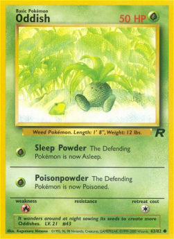 Oddish TR-63 Common Near Mint Englisch