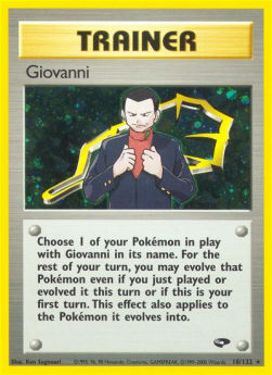 Giovanni GC-18 Holo Rare Good Englisch