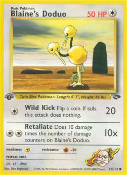 Blaine's Doduo GC-61 Common Excellent Englisch