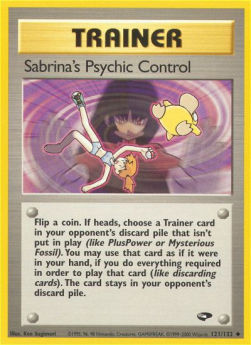 Sabrina's Psychic Control GC-121 Uncommon Near Mint Englisch