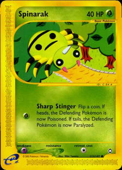 Spinarak AQ-111 Common Excellent Englisch