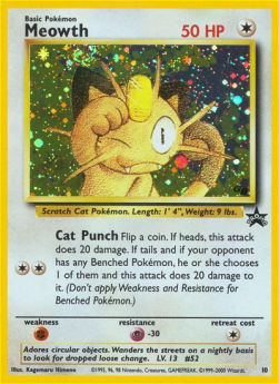 Meowth WP-10 Promo Poor Englisch