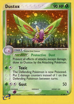 Dustox RS-6 Holo Rare Poor Englisch