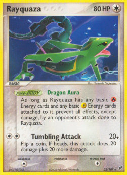 Rayquaza DX-22 Rare LP Deutsch