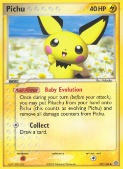 Pichu EM-59 Common Light Played Deutsch