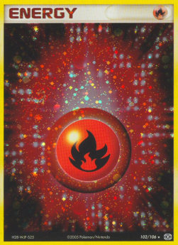 Feuer-Energie EM-102 Holo Rare Played Deutsch
