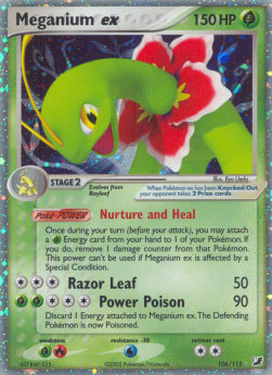 Meganie ex UF-106 Ultra Rare Light Played Deutsch