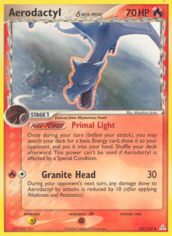Aerodactyl δ Delta Species HP-35 Uncommon PL Deutsch