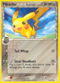 Pikachu δ Delta Species HP-79 Common Good Deutsch