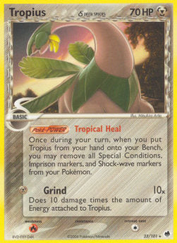 Tropius δ Delta Species DF-23 Rare Played Deutsch