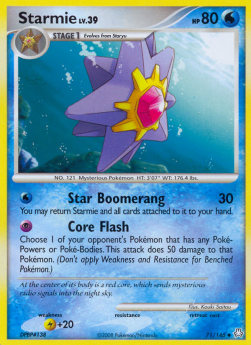 Starmie Lv.39 LA-71 Uncommon Poor Deutsch