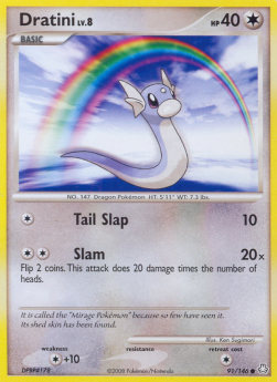 Dratini Lv.8 LA-91 Common Played Deutsch