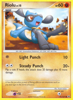 Riolu Lv.15 PL-91 Common LP Deutsch