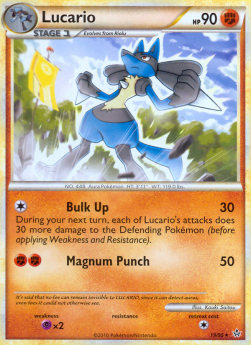 Lucario UL-19 Rare Good Deutsch