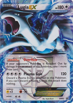 Lugia EX BW-83 Promo Poor Englisch
