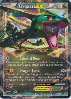 Rayquaza EX DRX-85 Ultra Rare Good Deutsch