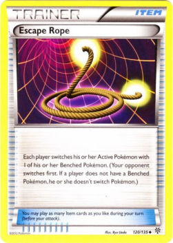 Fluchtseil PLS-120 Uncommon Light Played Deutsch Reverse Holo